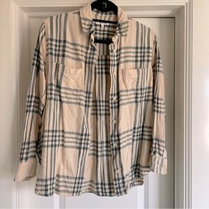 Madewell plaid flannel